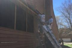 Cedar House Repairs & Staining Project Columbia Maryland