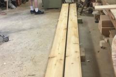 Carpenters Custom Making Cedar Boards for Glenelg MD House